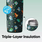 Kid's × Pokémon Insulated Water Bottle with Straw