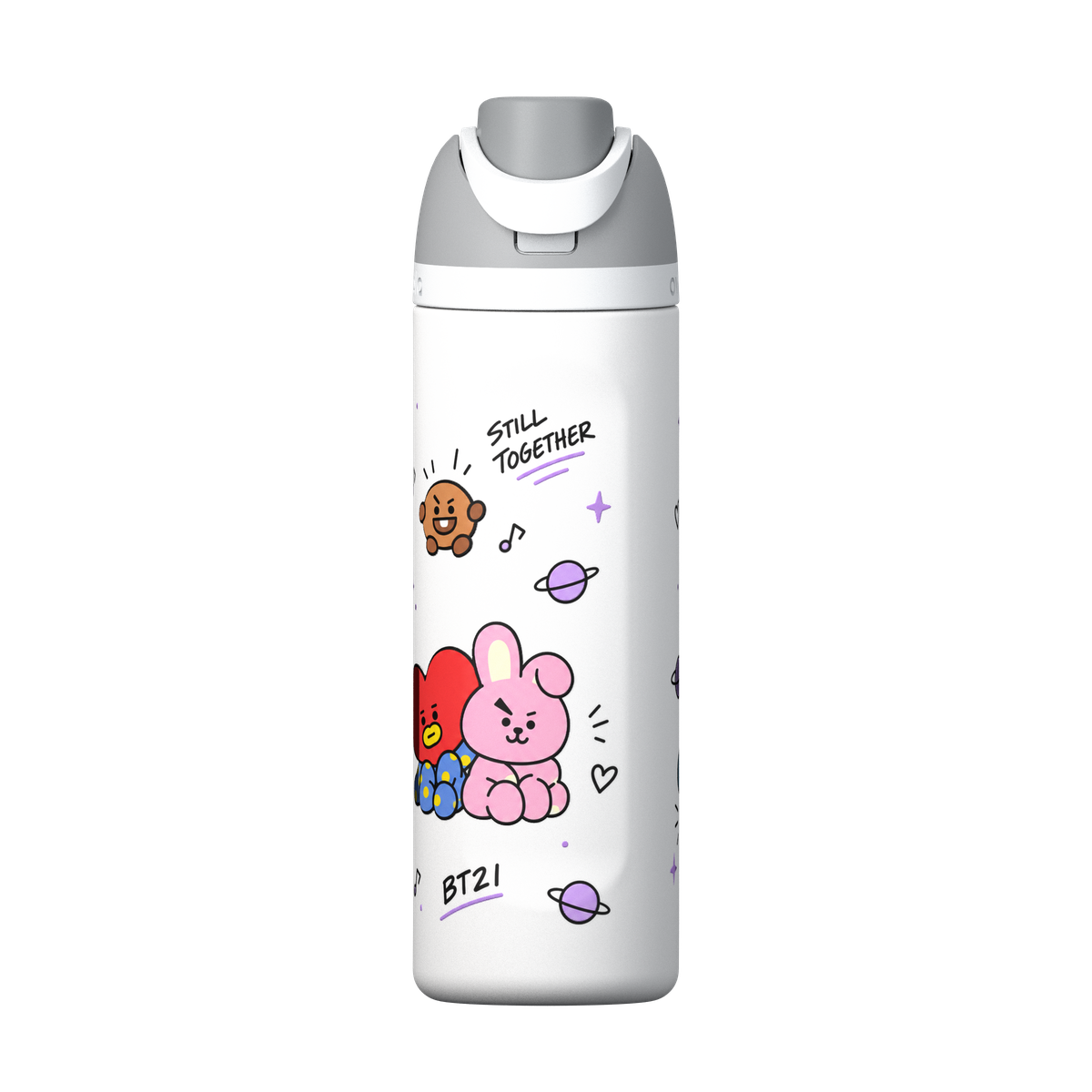 BTS Custom Collection Insulated Water Bottle with Straw