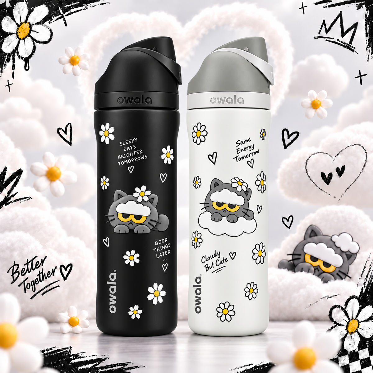 Custom G-Dragon ZO&FRIENDS Insulated Water Bottle with Straw