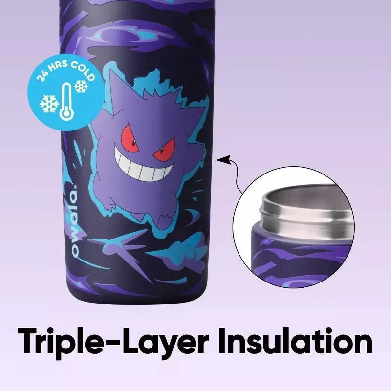Kid's × Pokémon Insulated Water Bottle with Straw