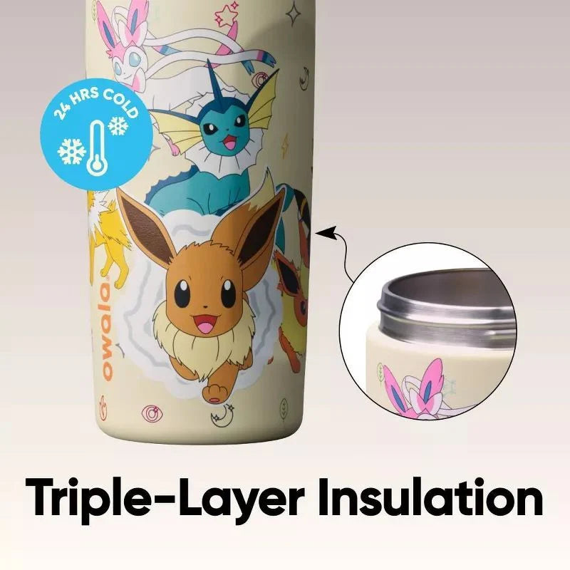 Kid's × Pokémon Insulated Water Bottle with Straw