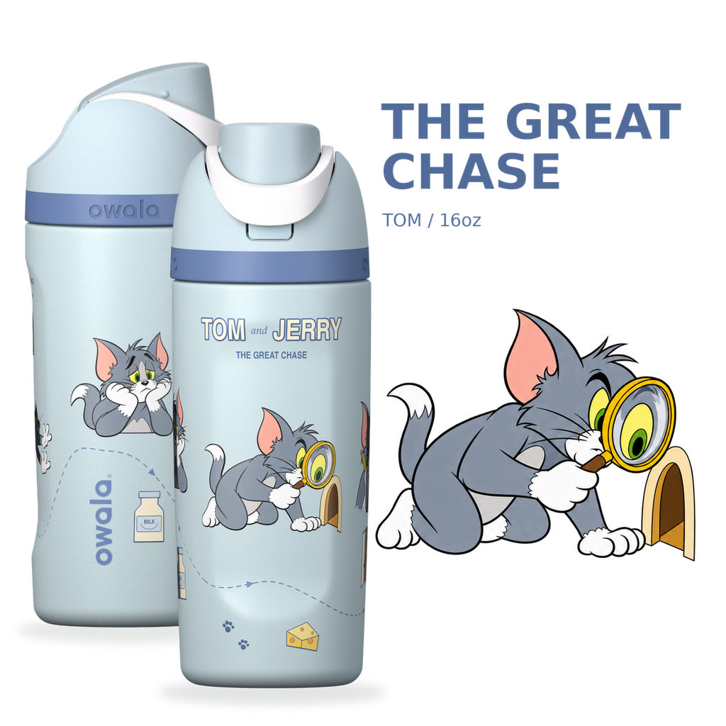 Tom & Jerry Custom Edition Insulated Water Bottle with Straw