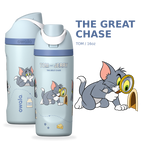 Tom & Jerry Custom Edition Insulated Water Bottle with Straw