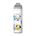 BTS Custom Collection Insulated Water Bottle with Straw