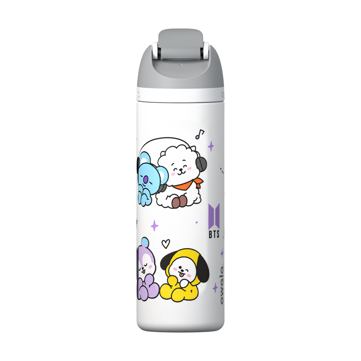 BTS Custom Collection Insulated Water Bottle with Straw